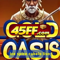 ice spice cabelo liso